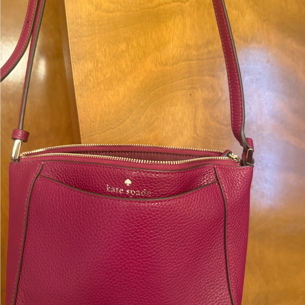 Kate Spade Pink Leather Crossbody Bag